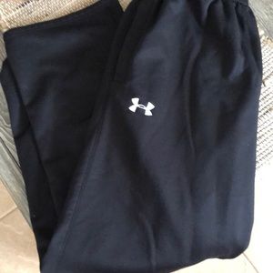 Mens under armor sweat pants. Black large